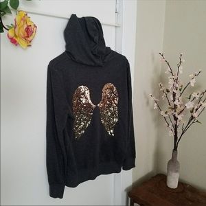 Victoria’s Secret Bling Angel Hoodie Full Zip